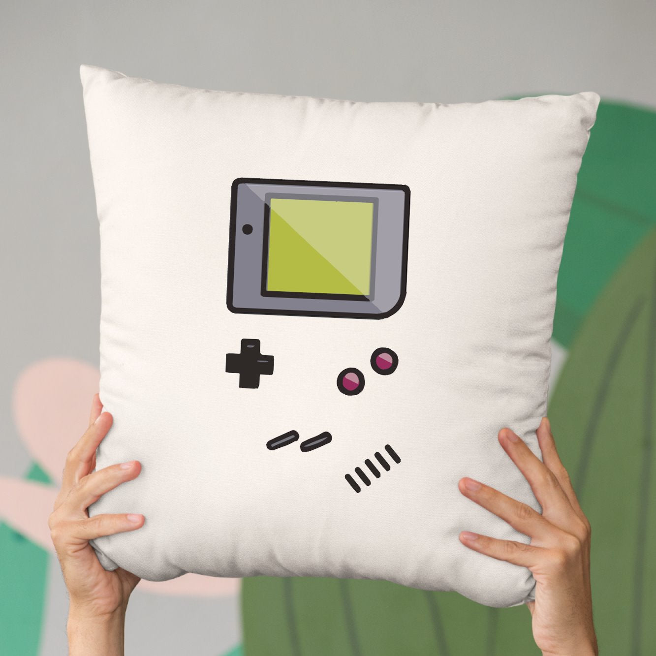 Coussin Game Boy Beige