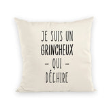 Coussin Grincheux qui déchire 