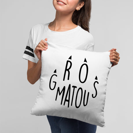 Coussin Gros matou Blanc