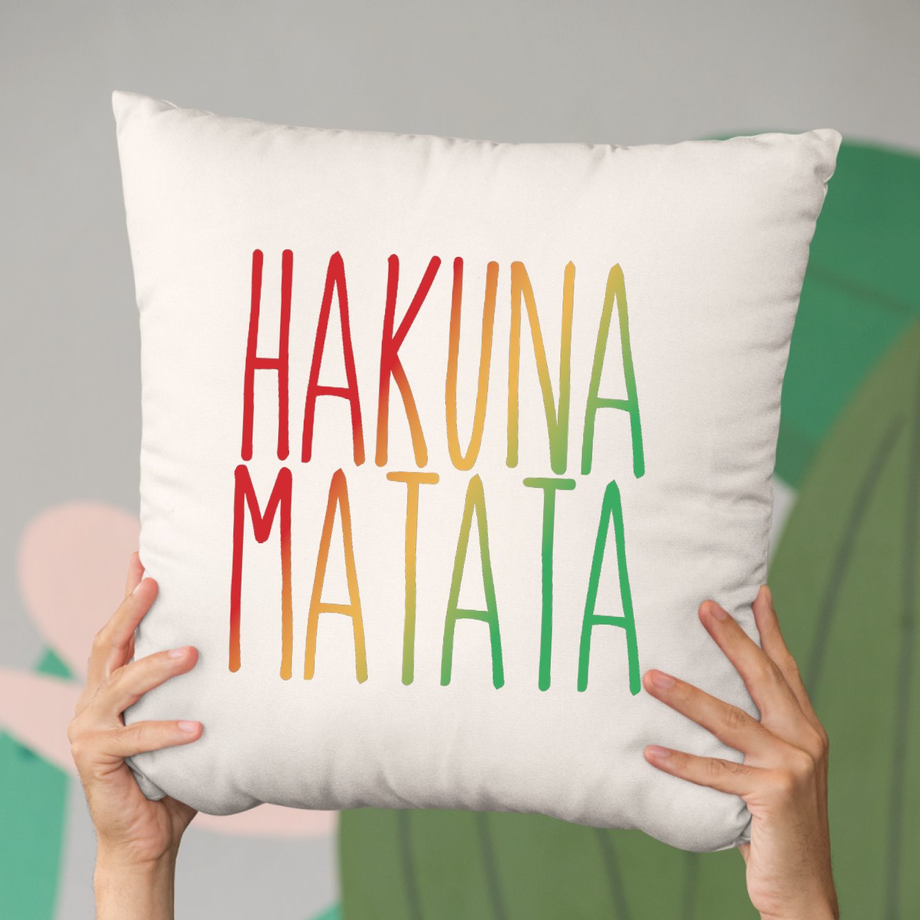 Coussin Hakuna Matata Beige