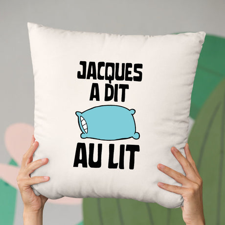 Coussin Jacques a dit au lit Beige