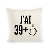 Coussin J'ai 40 ans 39 + 1 