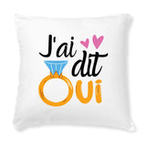 Coussin J'ai dit oui 