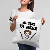 Coussin Je suis ta mère Blanc