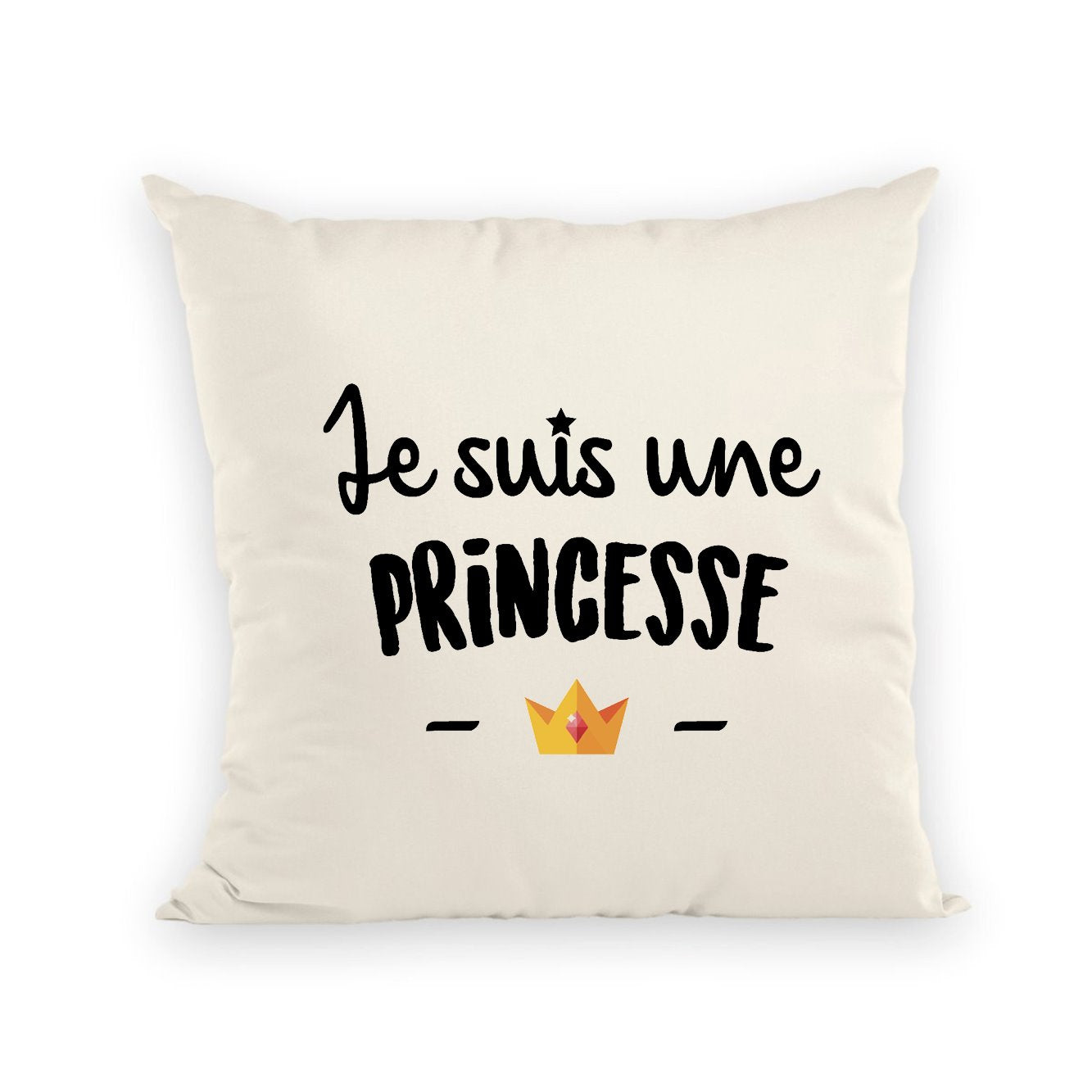 Coussin Je suis une princesse 