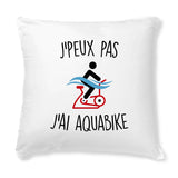 Coussin J'peux pas j'ai aquabike 