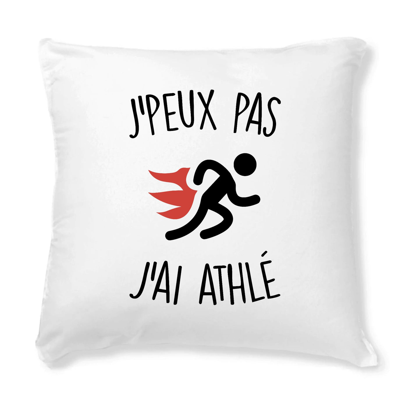 Coussin J'peux pas j'ai athlé 