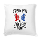 Coussin J'peux pas j'ai baby-foot 