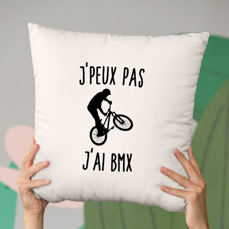 Coussin J'peux pas j'ai BMX Beige