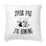 Coussin J'peux pas j'ai bowling 