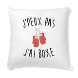 Coussin J'peux pas j'ai boxe 