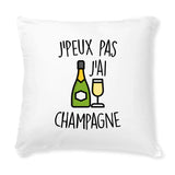 Coussin J'peux pas j'ai champagne 