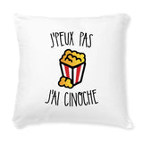 Coussin J'peux pas j'ai cinoche 