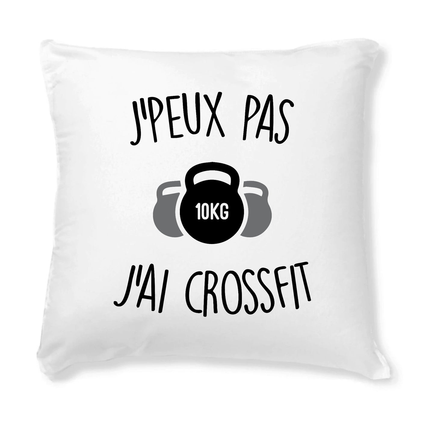 Coussin J'peux pas j'ai crossfit 