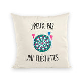 Coussin J'peux pas j'ai fléchettes 