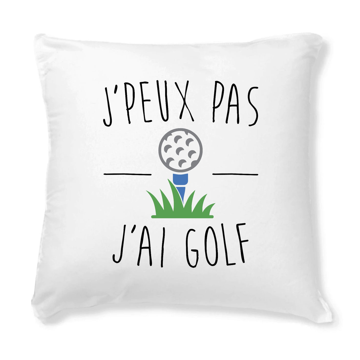 Coussin J'peux pas j'ai golf 