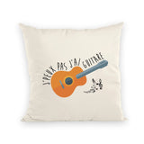 Coussin J'peux pas j'ai guitare 