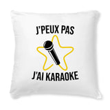 Coussin J'peux pas j'ai karaoke 