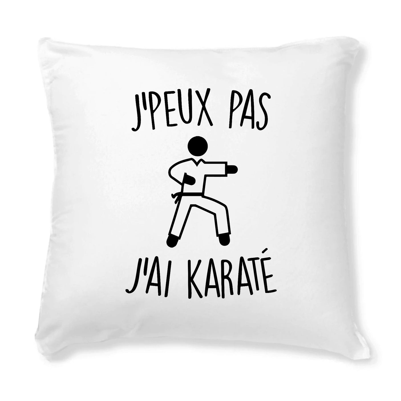 Coussin J'peux pas j'ai karaté 