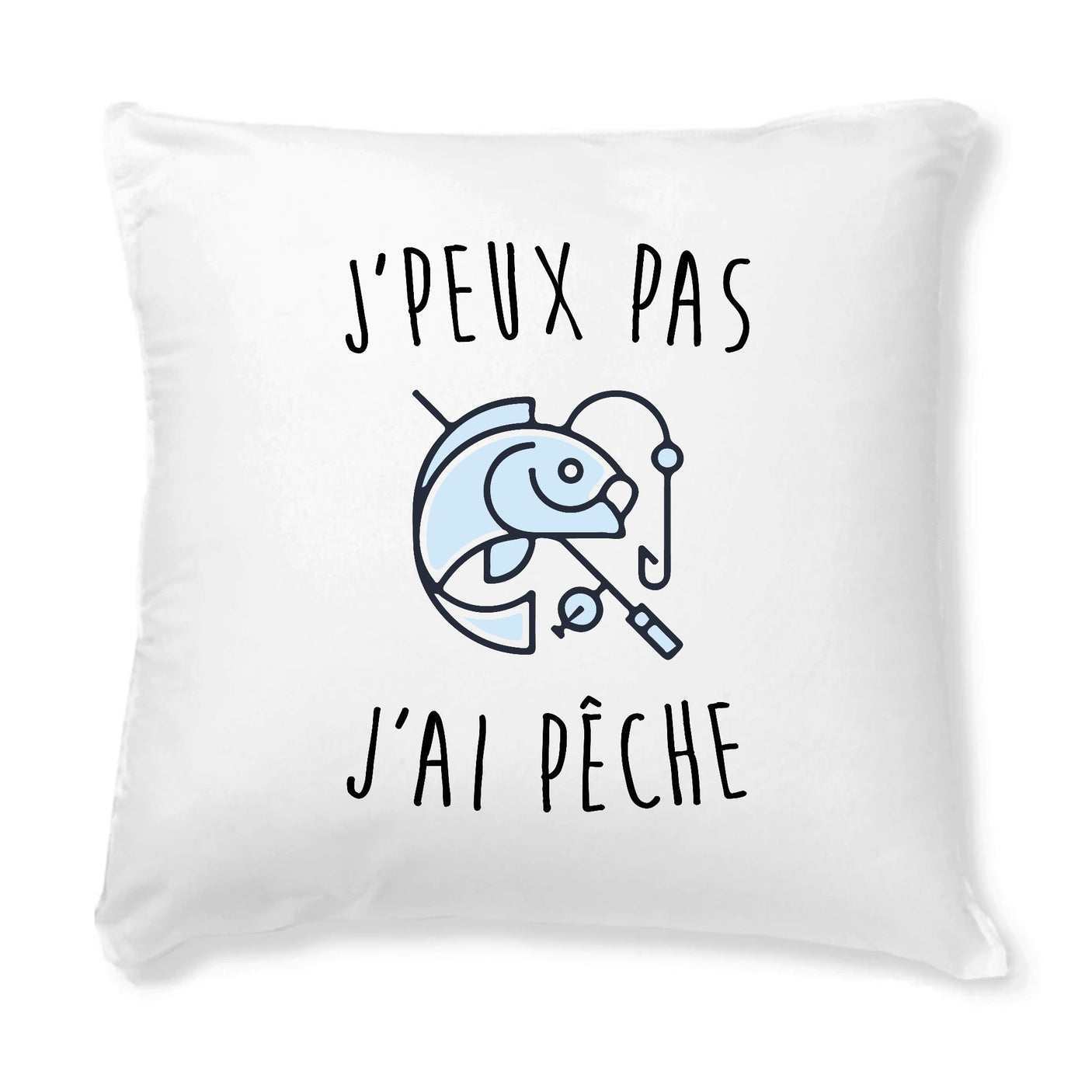 Coussin J'peux pas j'ai pêche 