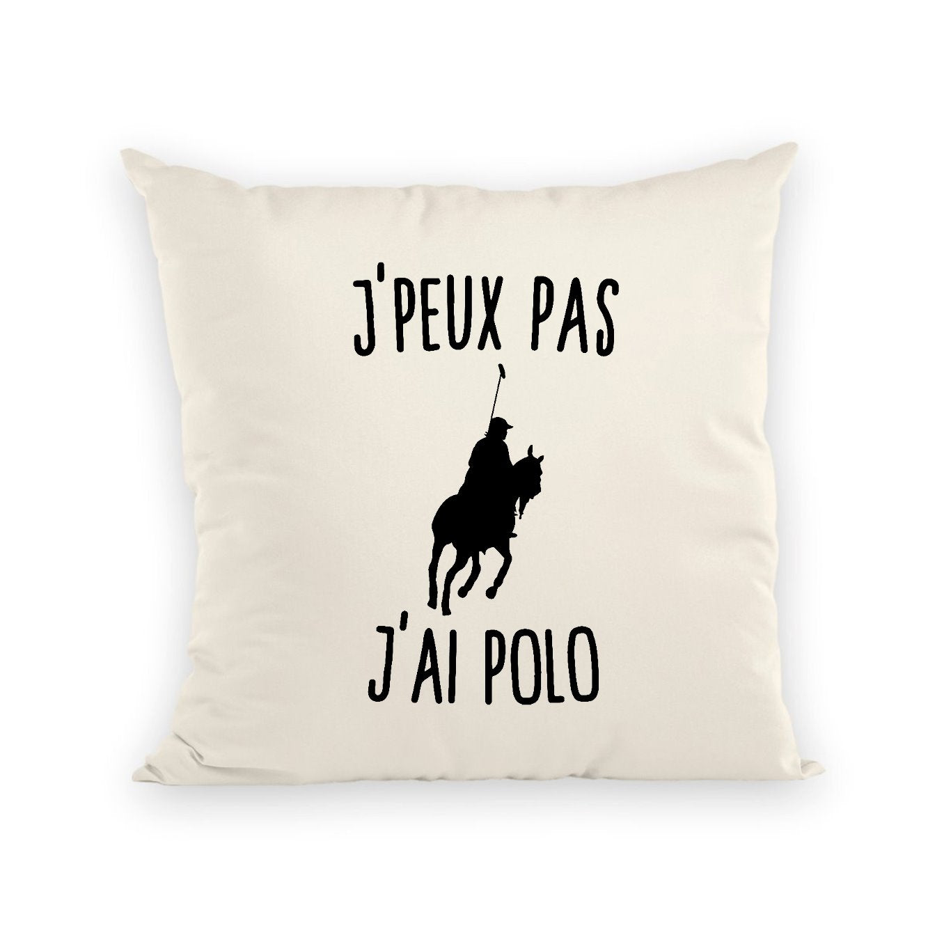 Coussin J'peux pas j'ai polo 