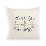 Coussin J'peux pas j'ai poney 