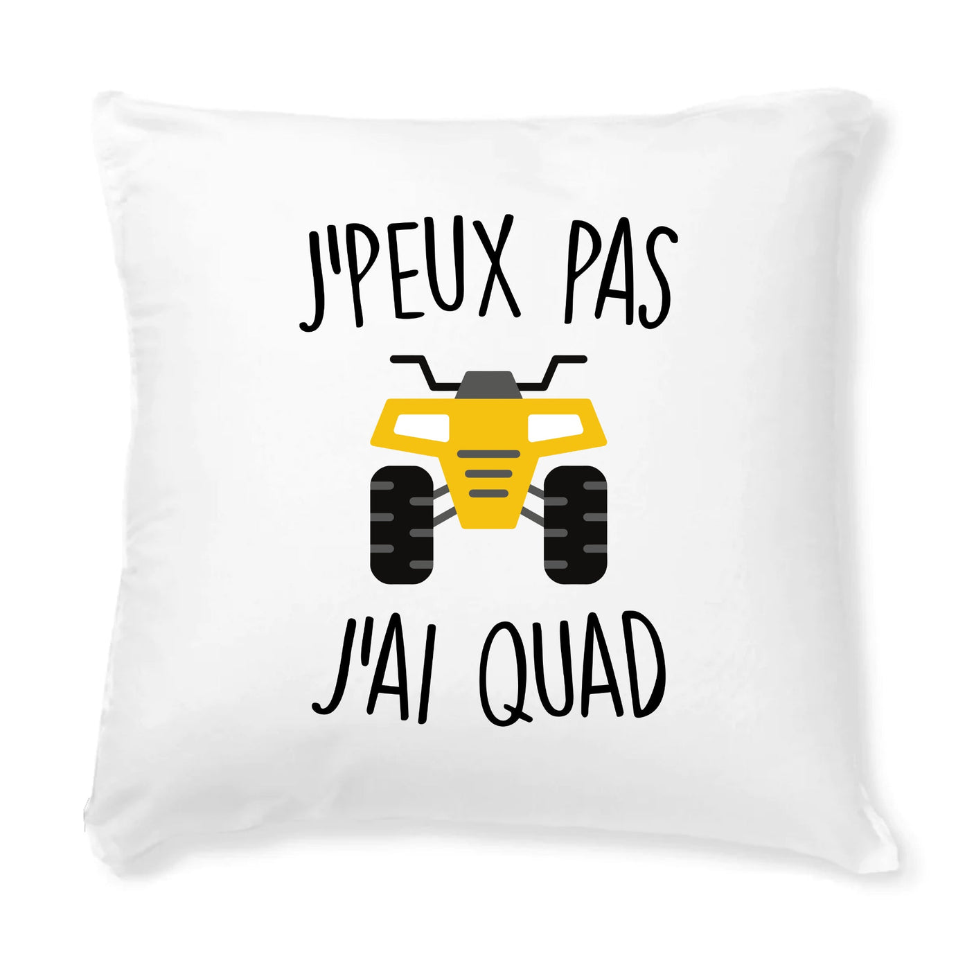 Coussin J'peux pas j'ai quad 