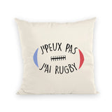 Coussin J'peux pas j'ai rugby 