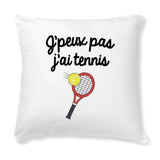 Coussin J'peux pas j'ai tennis 