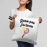 Coussin J'peux pas j'ai tennis Blanc