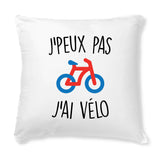 Coussin J'peux pas j'ai vélo 