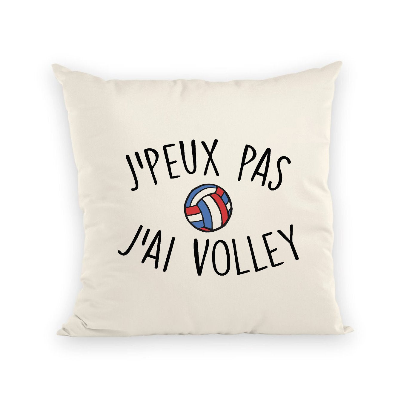 Coussin J'peux pas j'ai volley 
