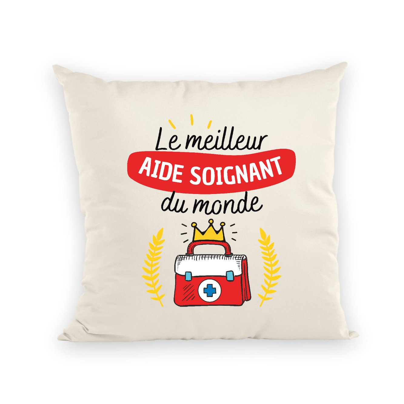 Coussin Le meilleur aide soignant du monde 