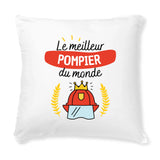 Coussin Le meilleur pompier du monde 