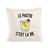 Coussin Le pastis c'est la vie 