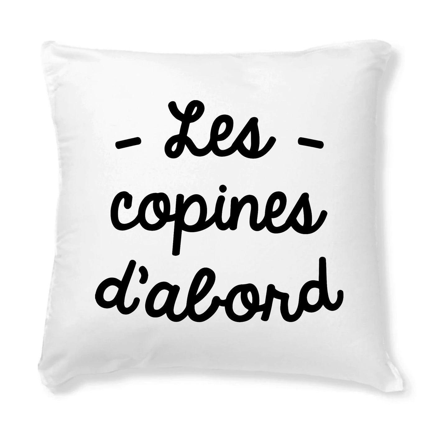 Coussin Les copines d'abord 
