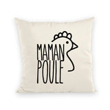 Coussin Maman poule 