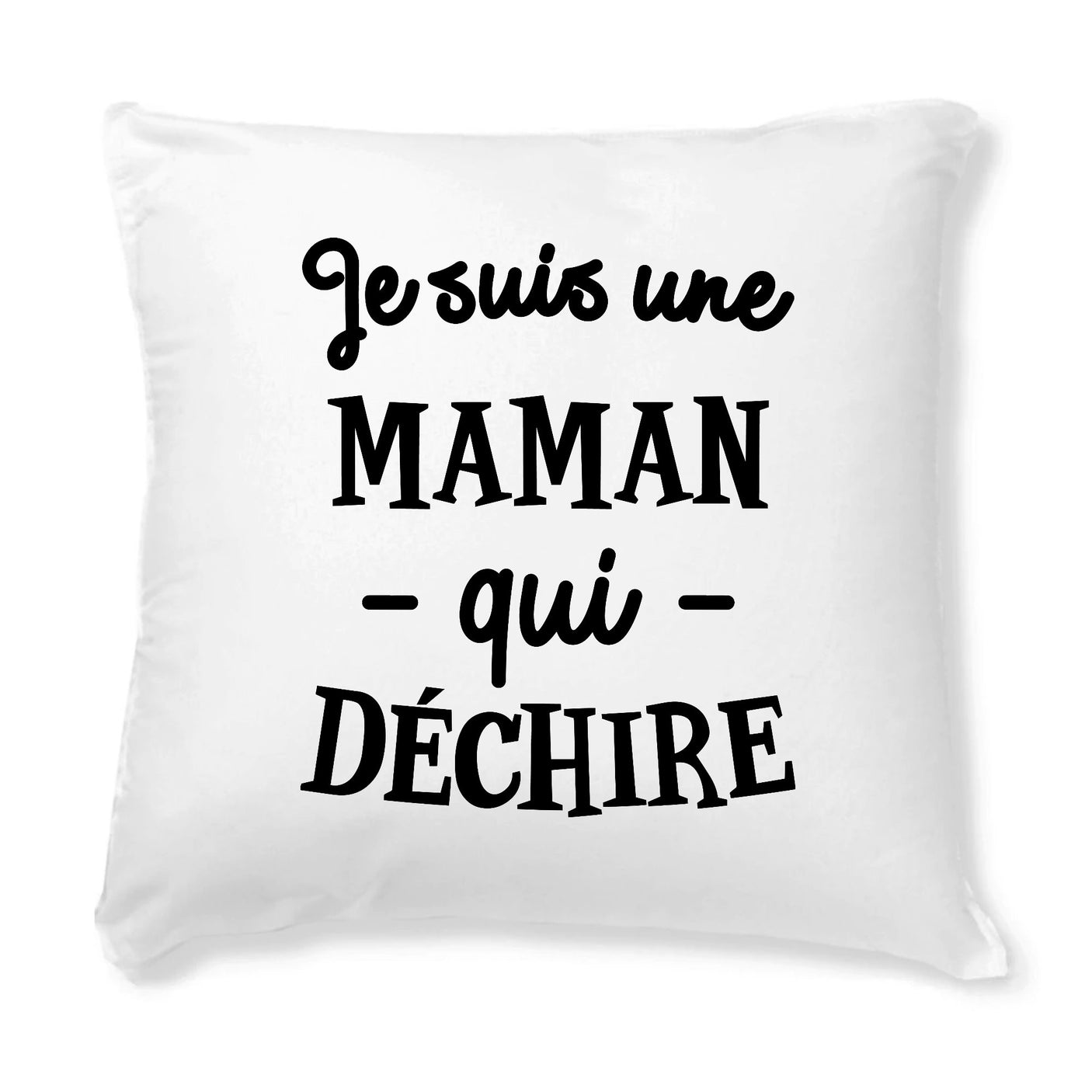 Coussin Maman qui déchire 