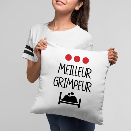 Coussin Meilleur grimpeur Blanc