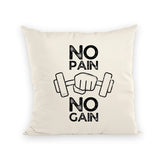 Coussin No pain no gain 