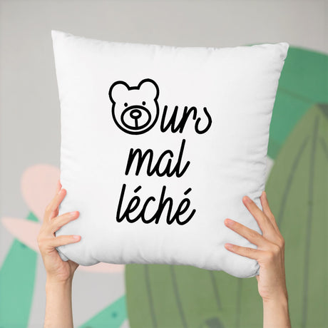 Coussin Ours mal léché Blanc