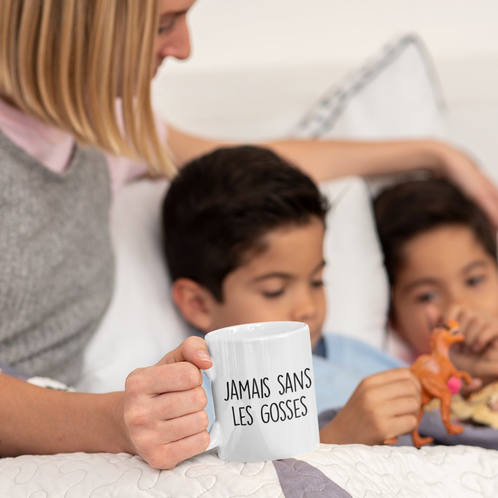 Coussin Personnalisé Jamais sans "votre texte" 