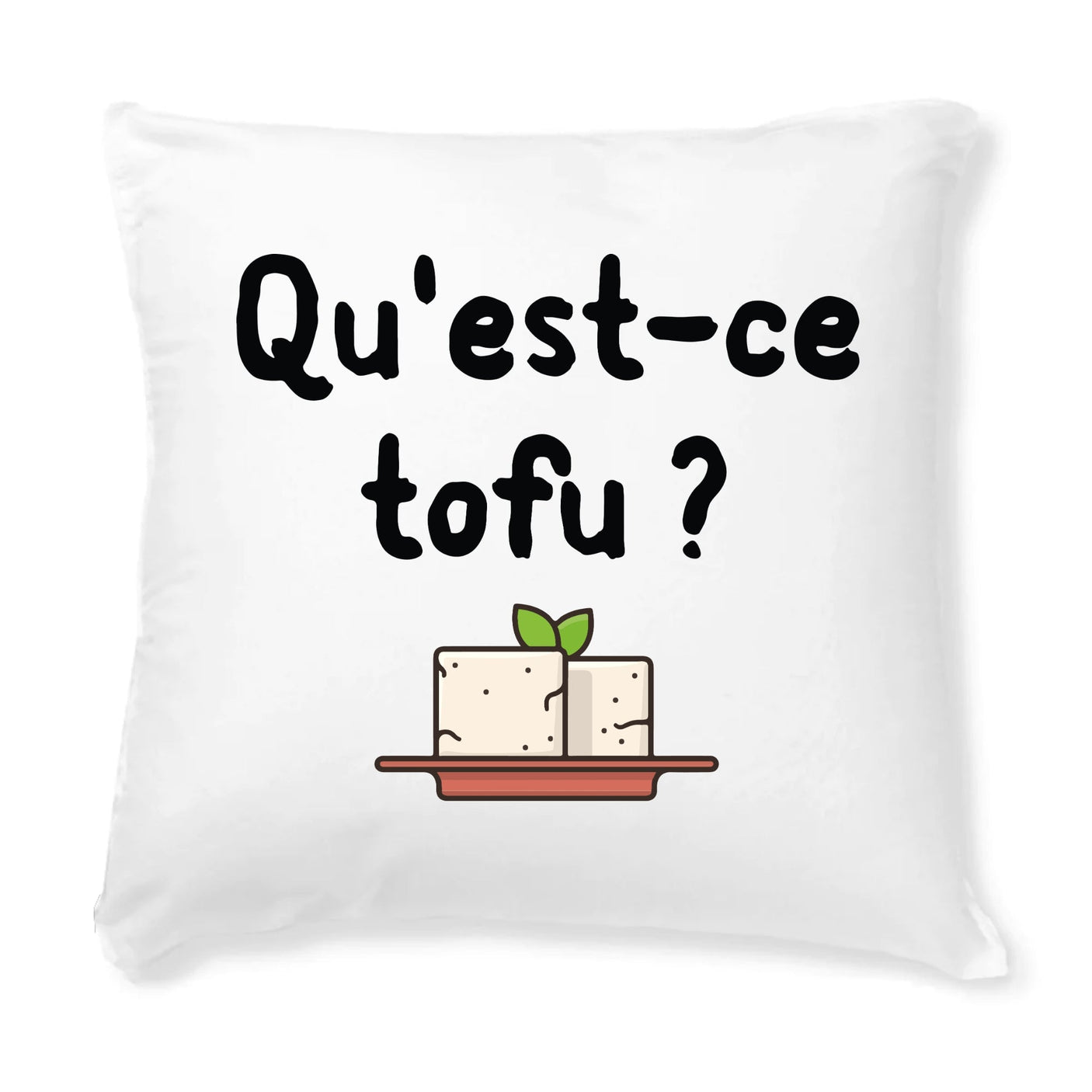 Coussin Qu'est-ce tofu 