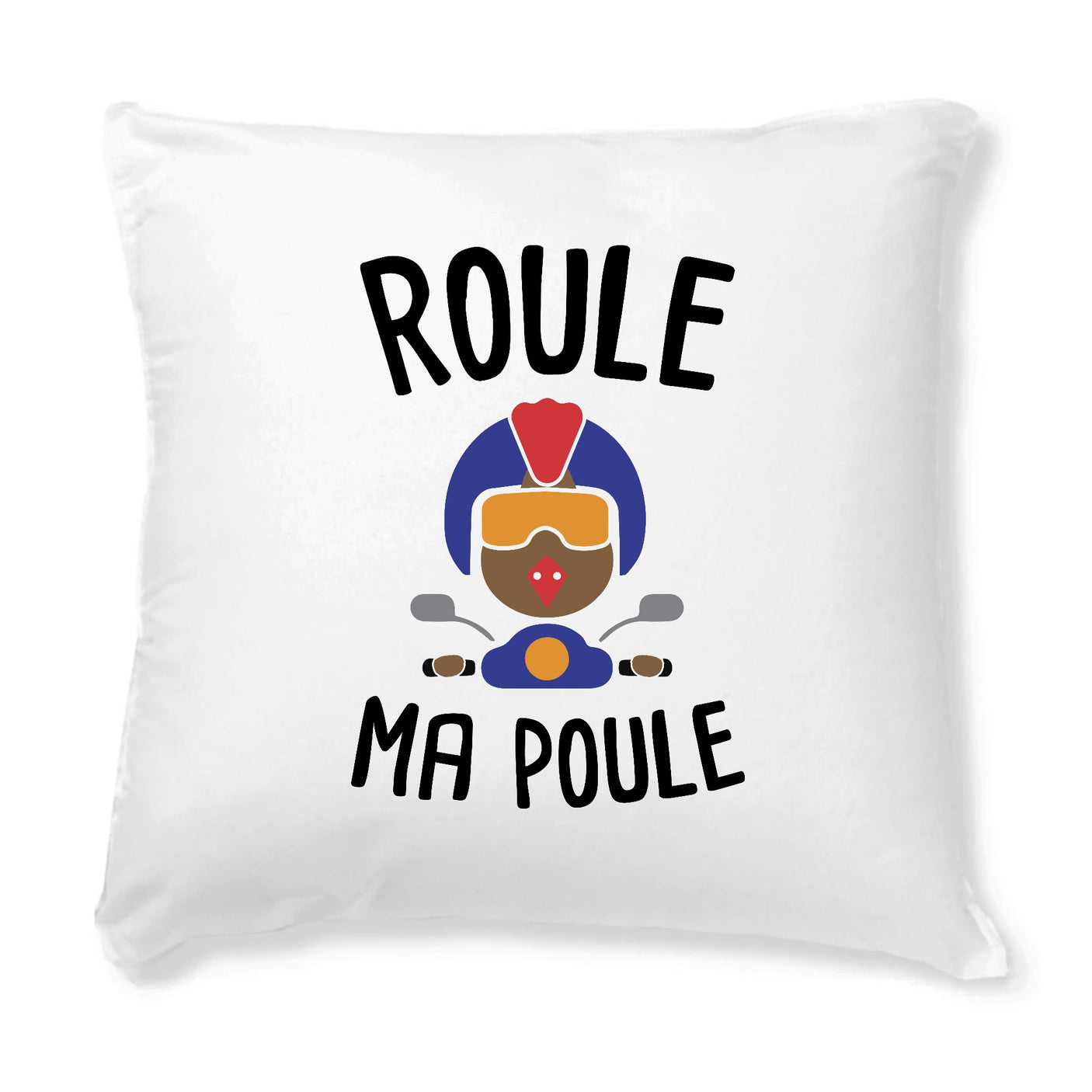 Coussin Roule ma poule 