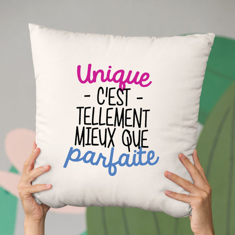 Coussin Unique c'est tellement mieux que parfaite Beige