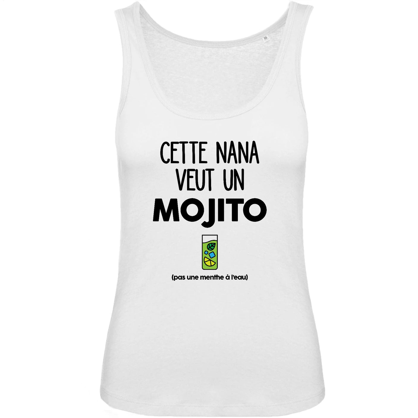 Débardeur Femme Cette nana veut un mojito 