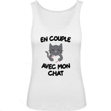 Débardeur Femme En couple avec mon chat 