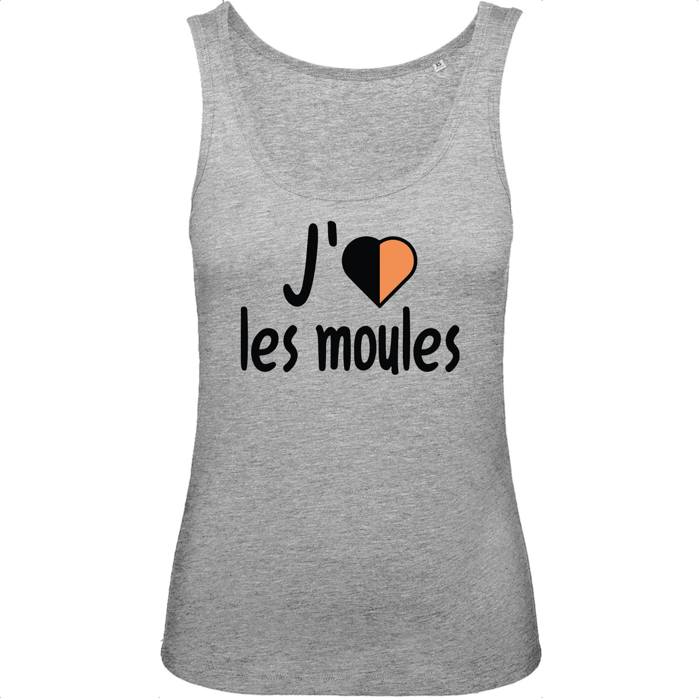 Débardeur Femme J'aime les moules 