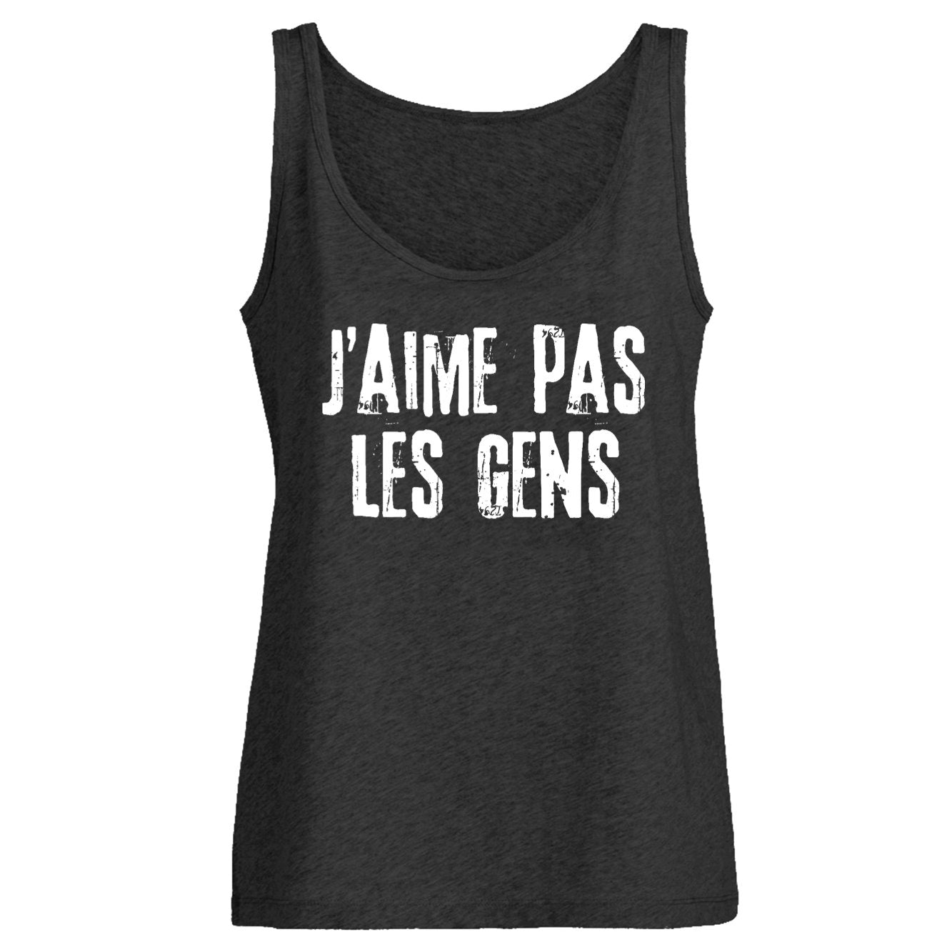 Débardeur Femme J'aime pas les gens 