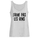 Débardeur Femme J'aime pas les gens 